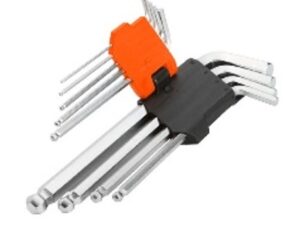 9PCS BALL POINT EXTRA-LONG ARM HEX KEY SET